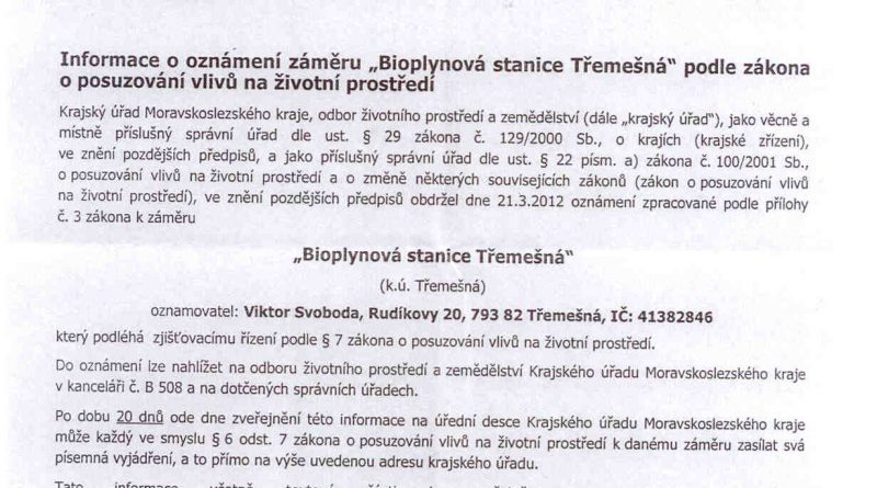 Bioplyn stanice