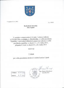 Počet členů volební komise volba prezidenta 0011
